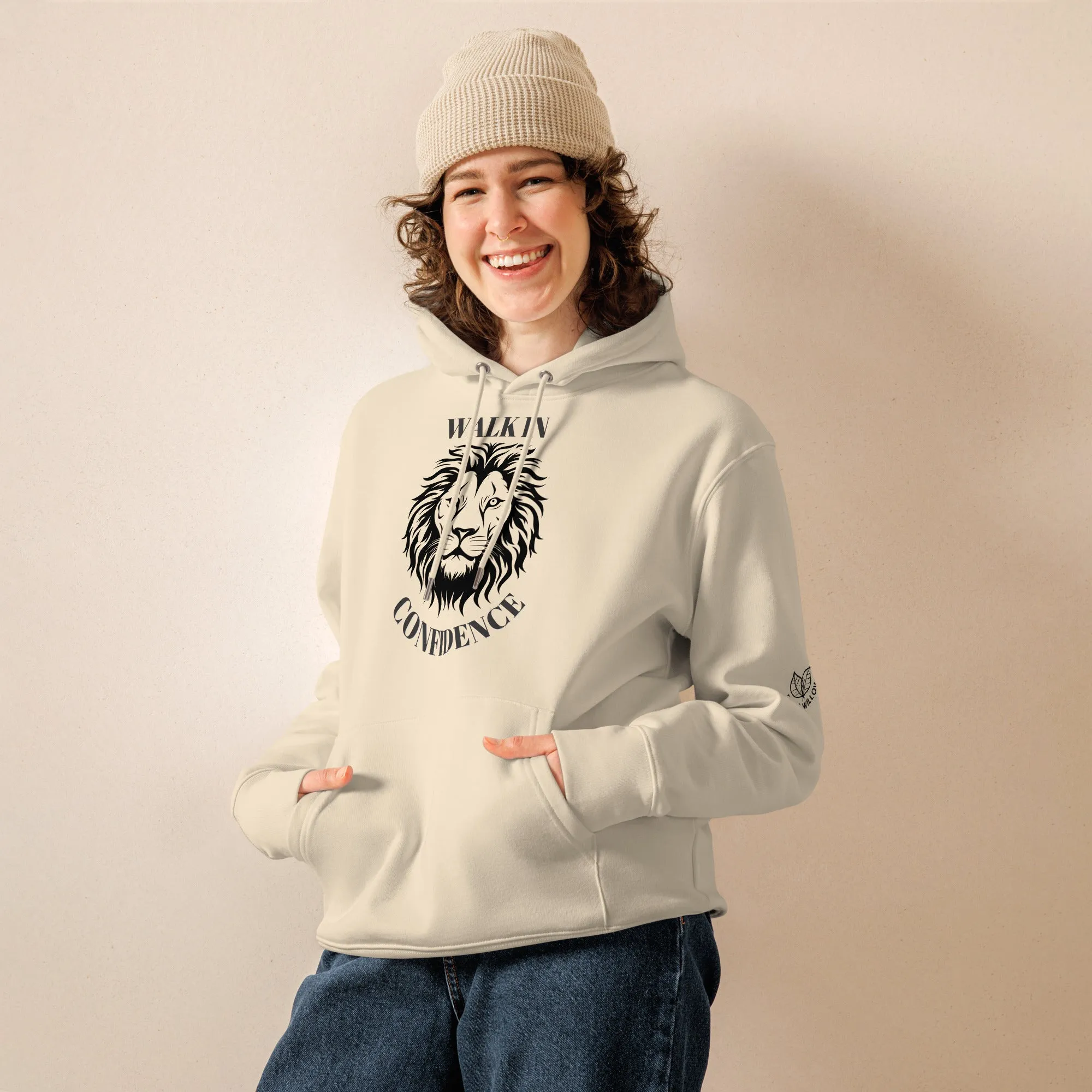 Lion Confidence, Unisex eco hoodie