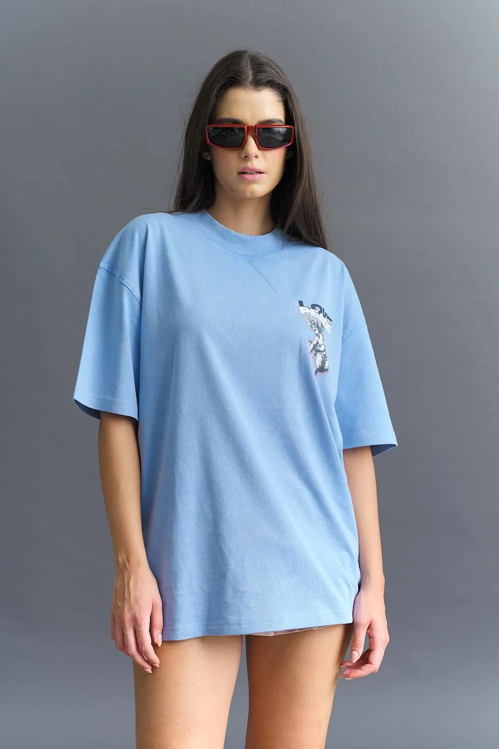 Love And Peace Premium Oversized T-shirt