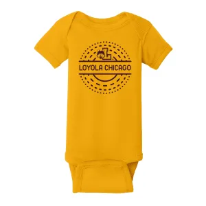 Loyola Chicago Sunny Circle Infant Creeper - Gold