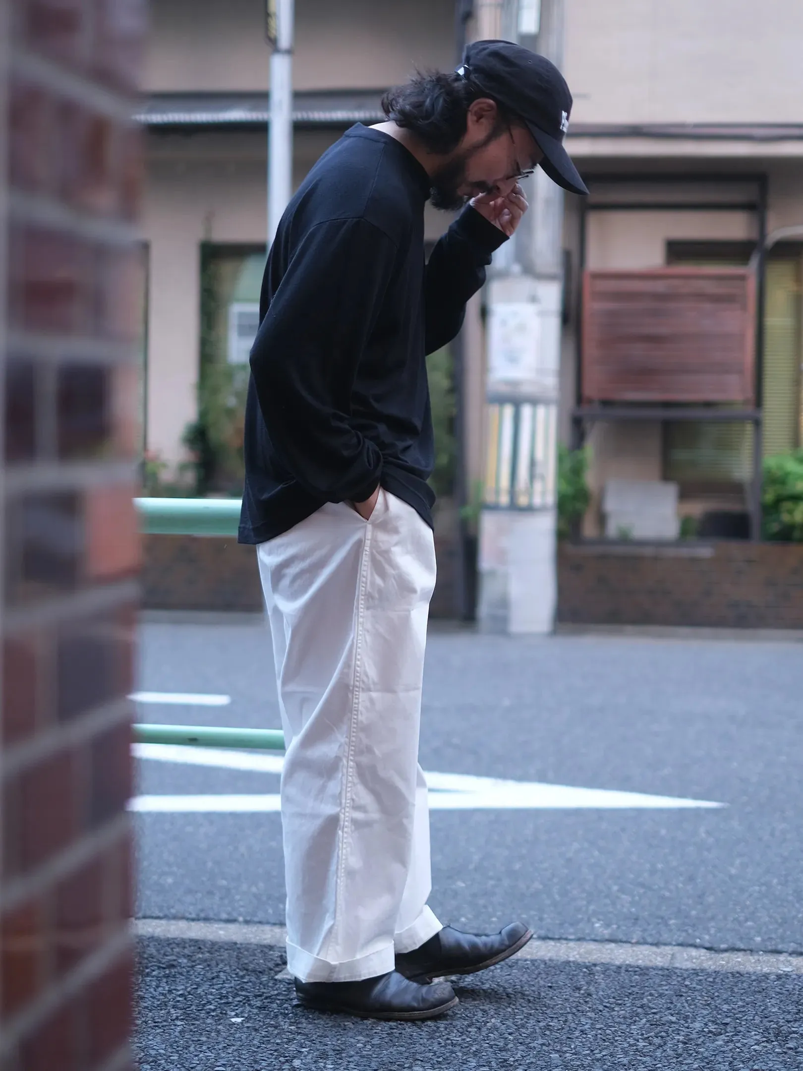 LUCEBER　"M52 CHINO PANTS(WHITE)"