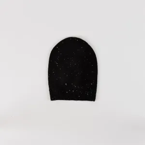 Lyla & Luxe Beanie| Black Fleck