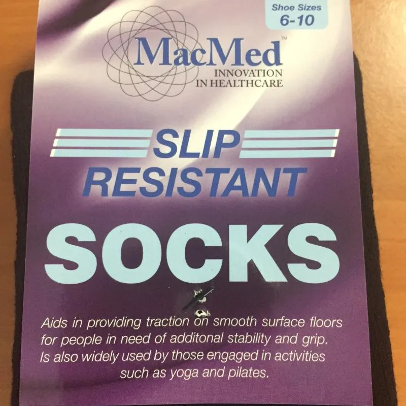 Macmed Slip Resistant Socks (6 pack)