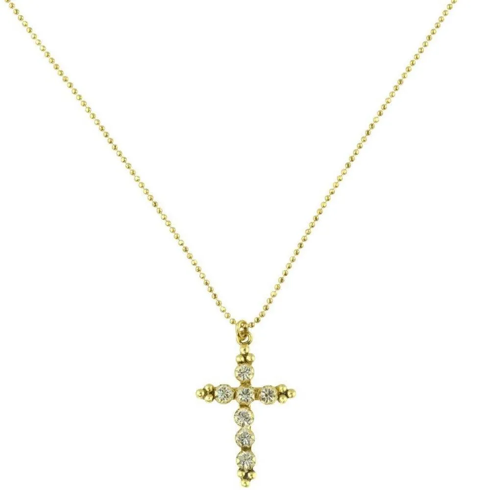 Madonna Cross Necklace