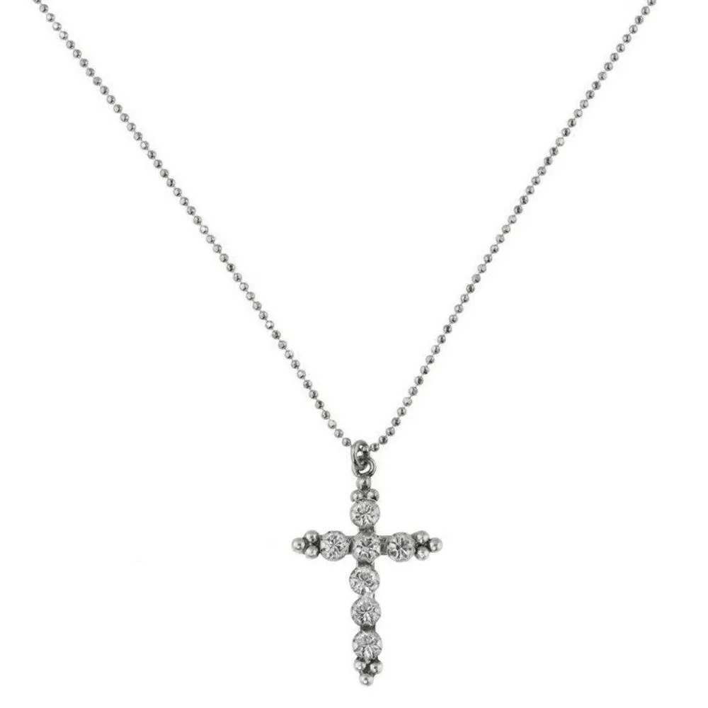 Madonna Cross Necklace