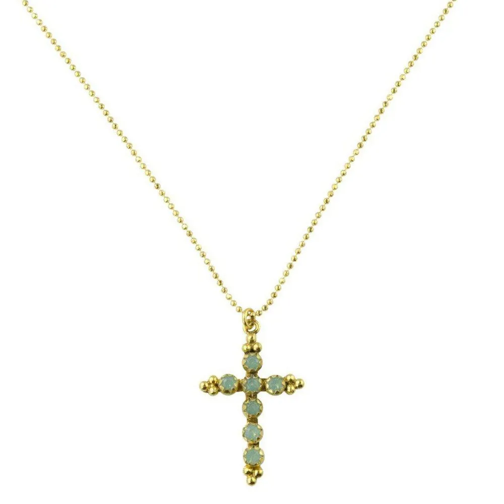 Madonna Cross Necklace