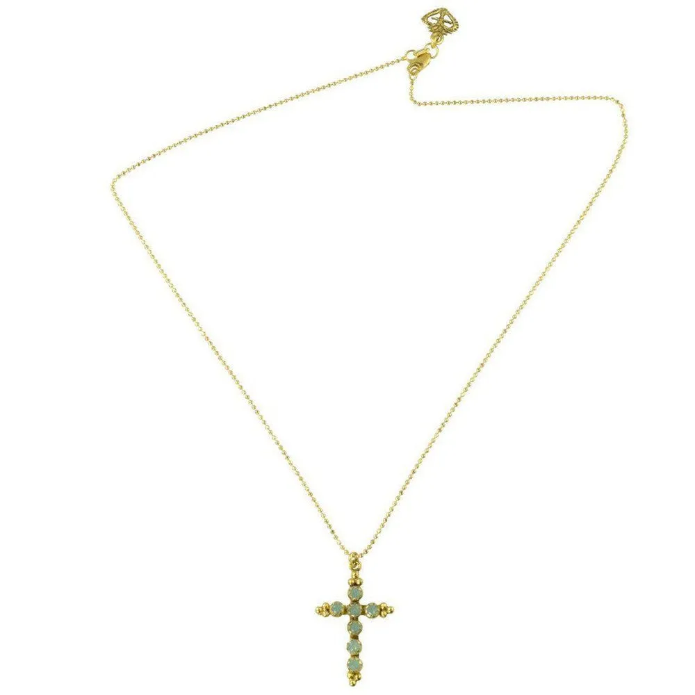 Madonna Cross Necklace