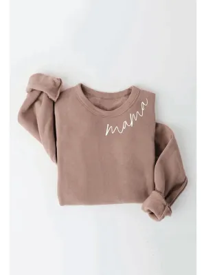 MAMA Graphic Sweatshirt - Mocha