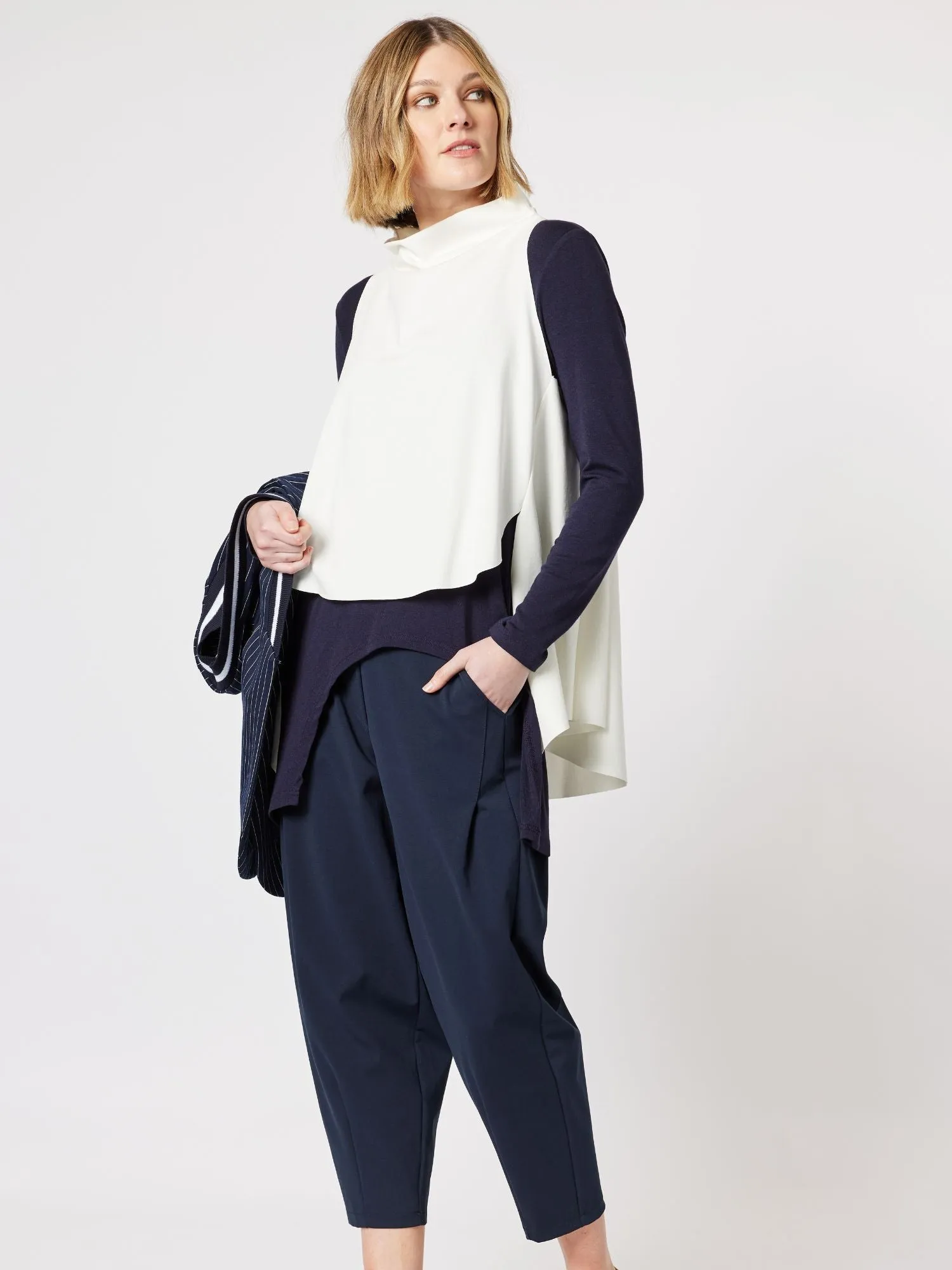 Mara Layering Top - Navy