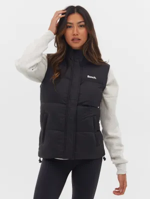 Mattea Funnel Neck Puffer Vest