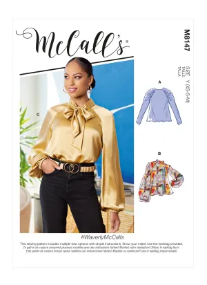 McCall's Pattern M8147 Misses' Tops