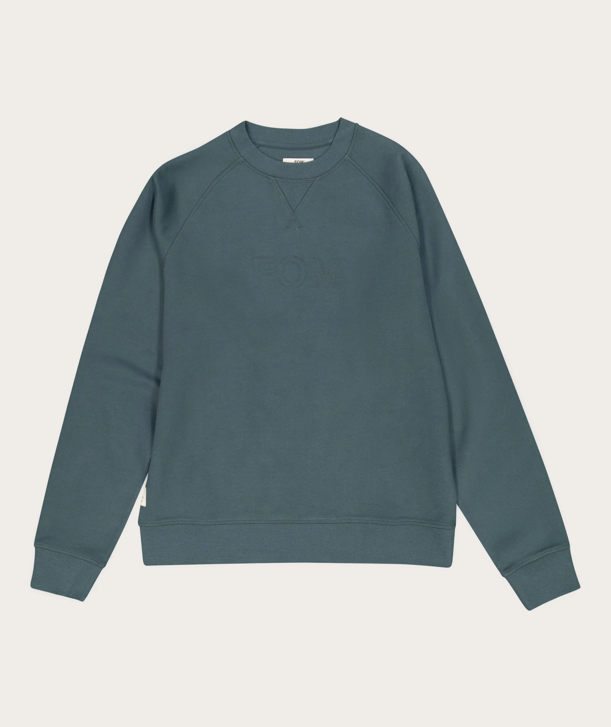 Mens Crew Neck Sweater - Teal