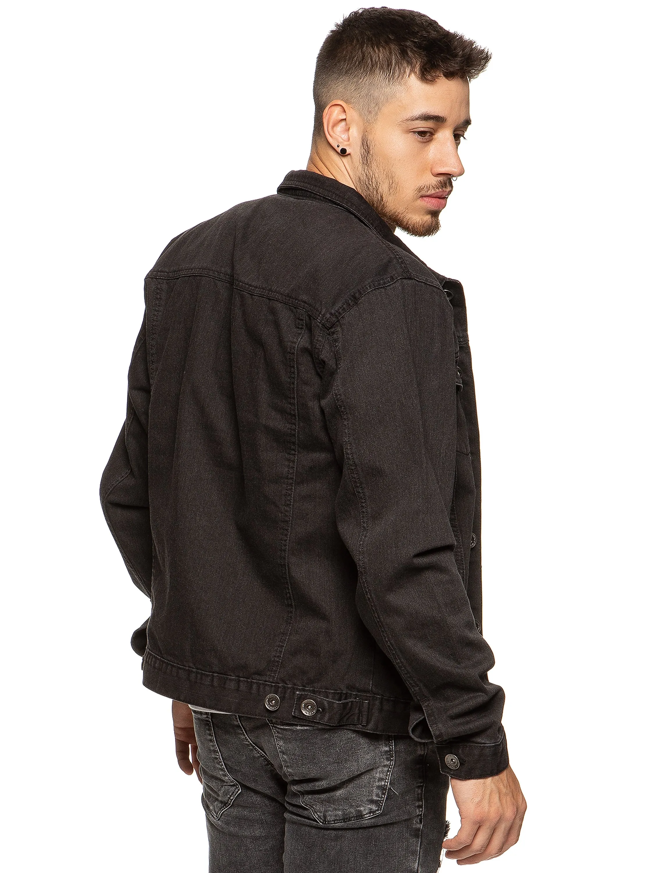 Mens Enzo Denim Designer Jacket - MSW | Enzo Designer Menswear