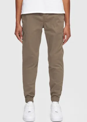 Midweight Chino Jogger in Taupe