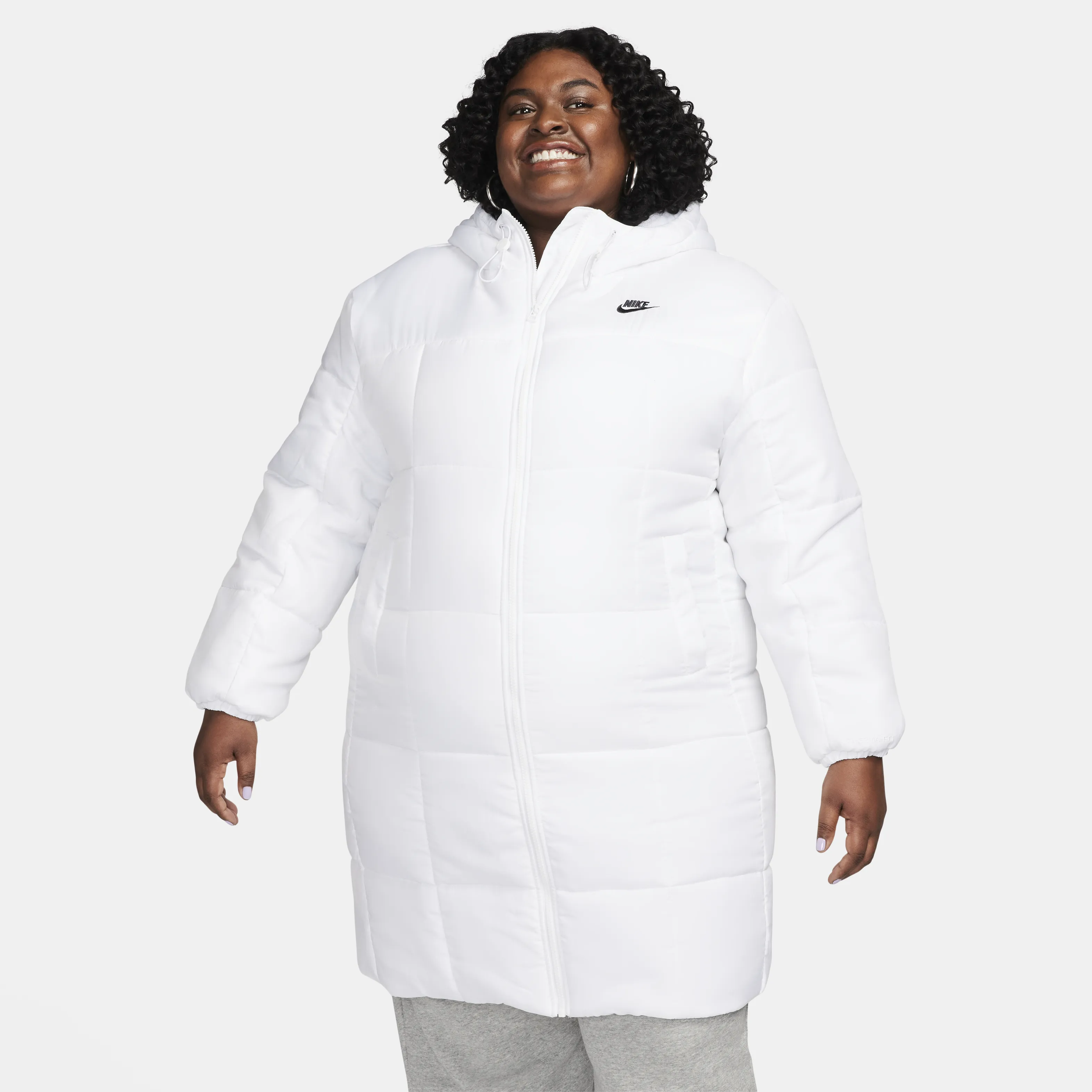 Nike Sportswear Classic Puffer-Women's Therma-FIT Loose Hooded Parka (Plus