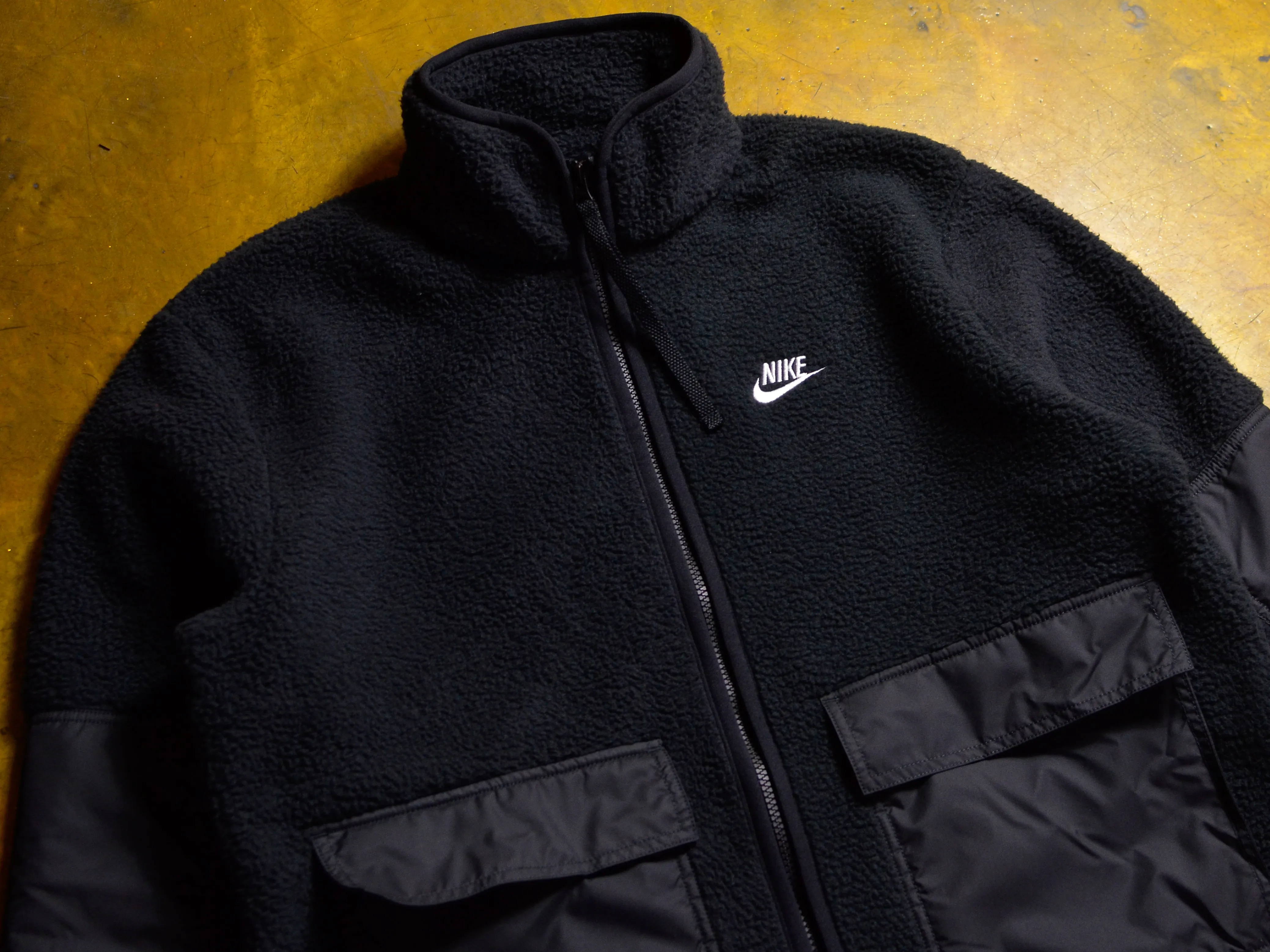 Nike Sportswear Sherpa FZ Jacket CZWN - Black