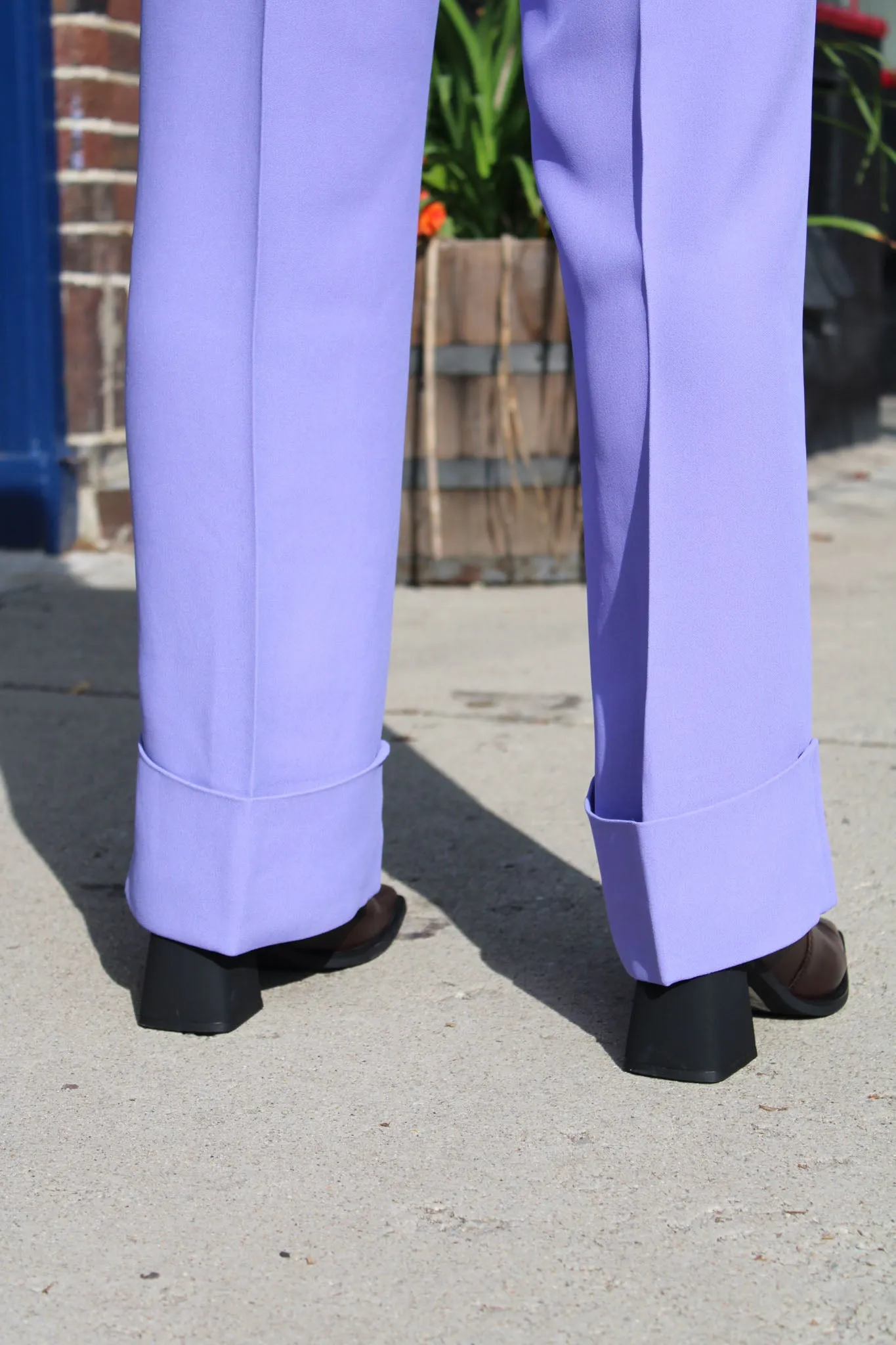 No.21 - Cropped Trousers: Lavender