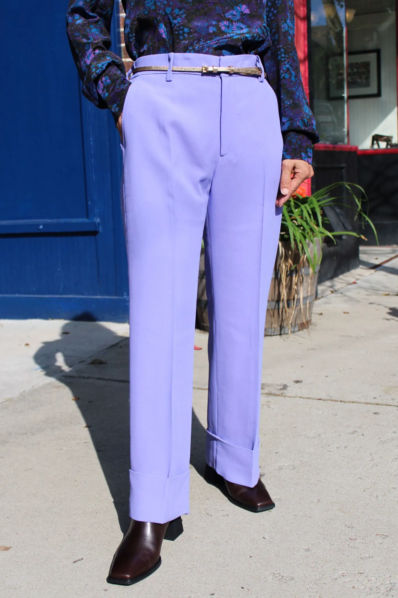 No.21 - Cropped Trousers: Lavender