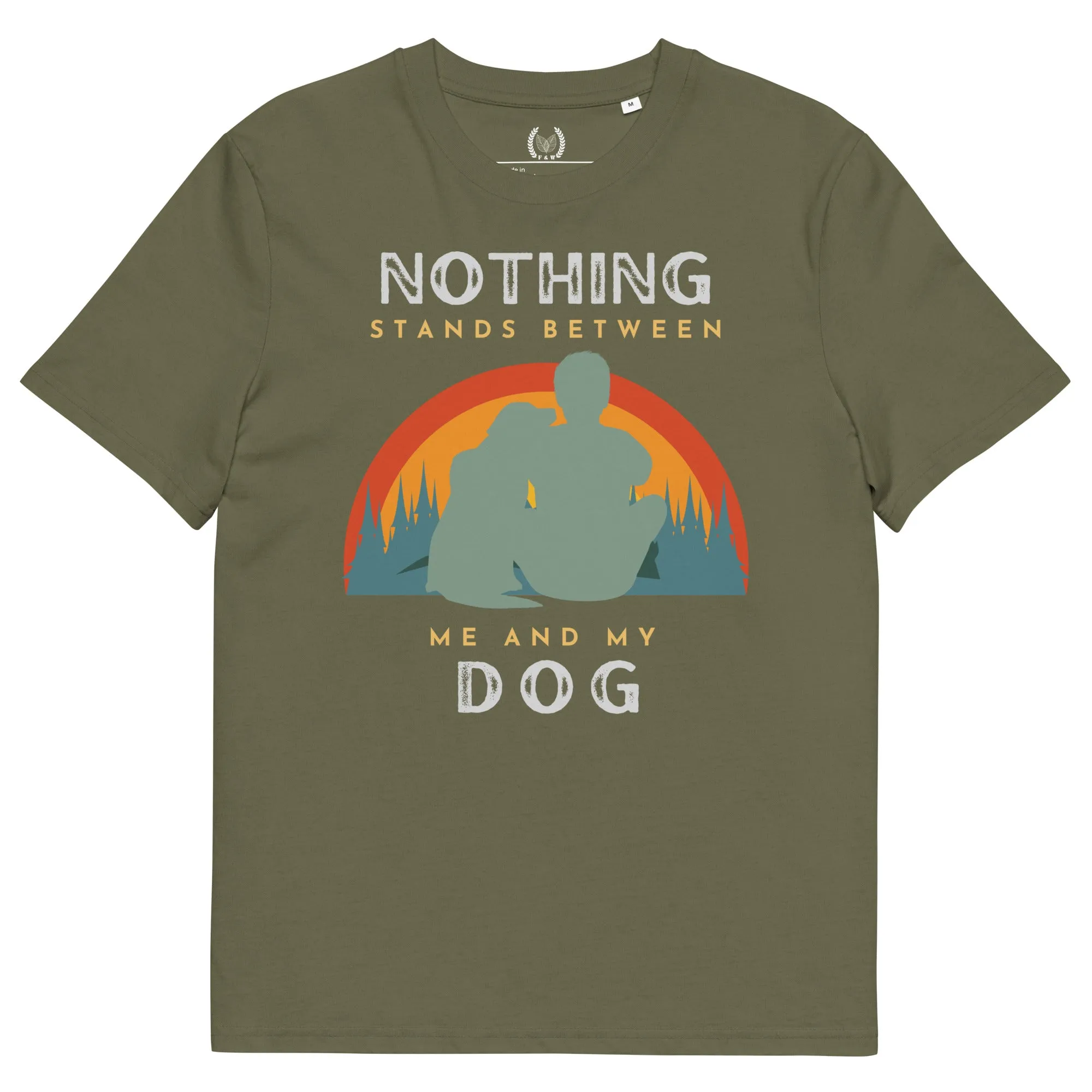 Nothing Stands Between Dog, Eco-conscious t-shirt