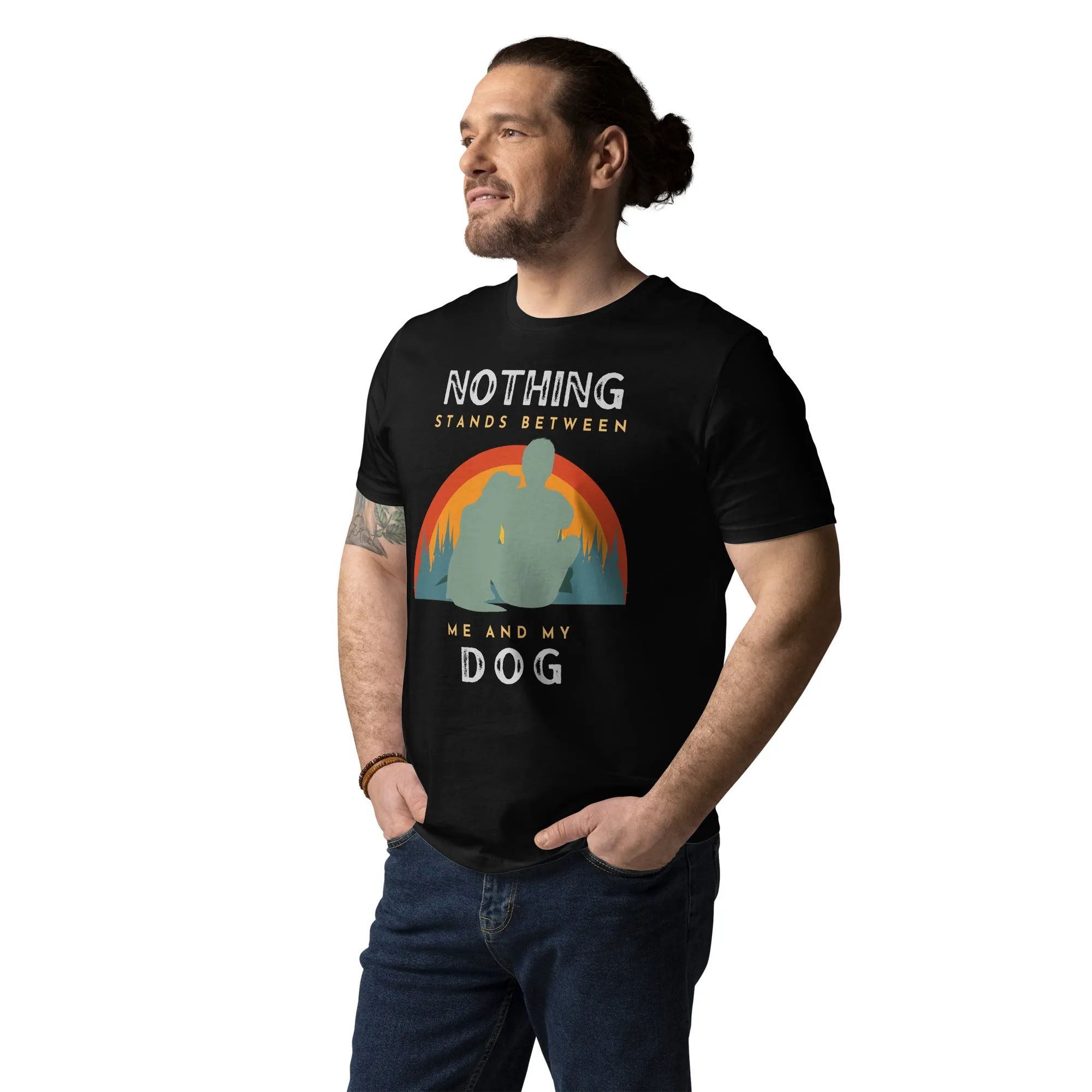 Nothing Stands Between Dog, Eco-conscious t-shirt