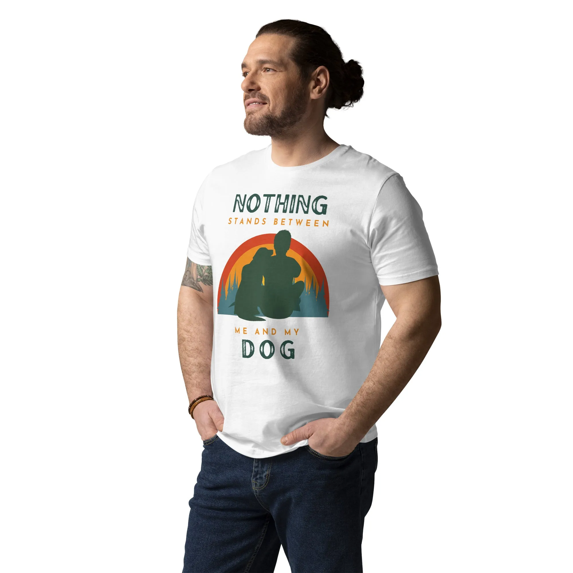 Nothing Stands Between Dog, Eco-conscious t-shirt