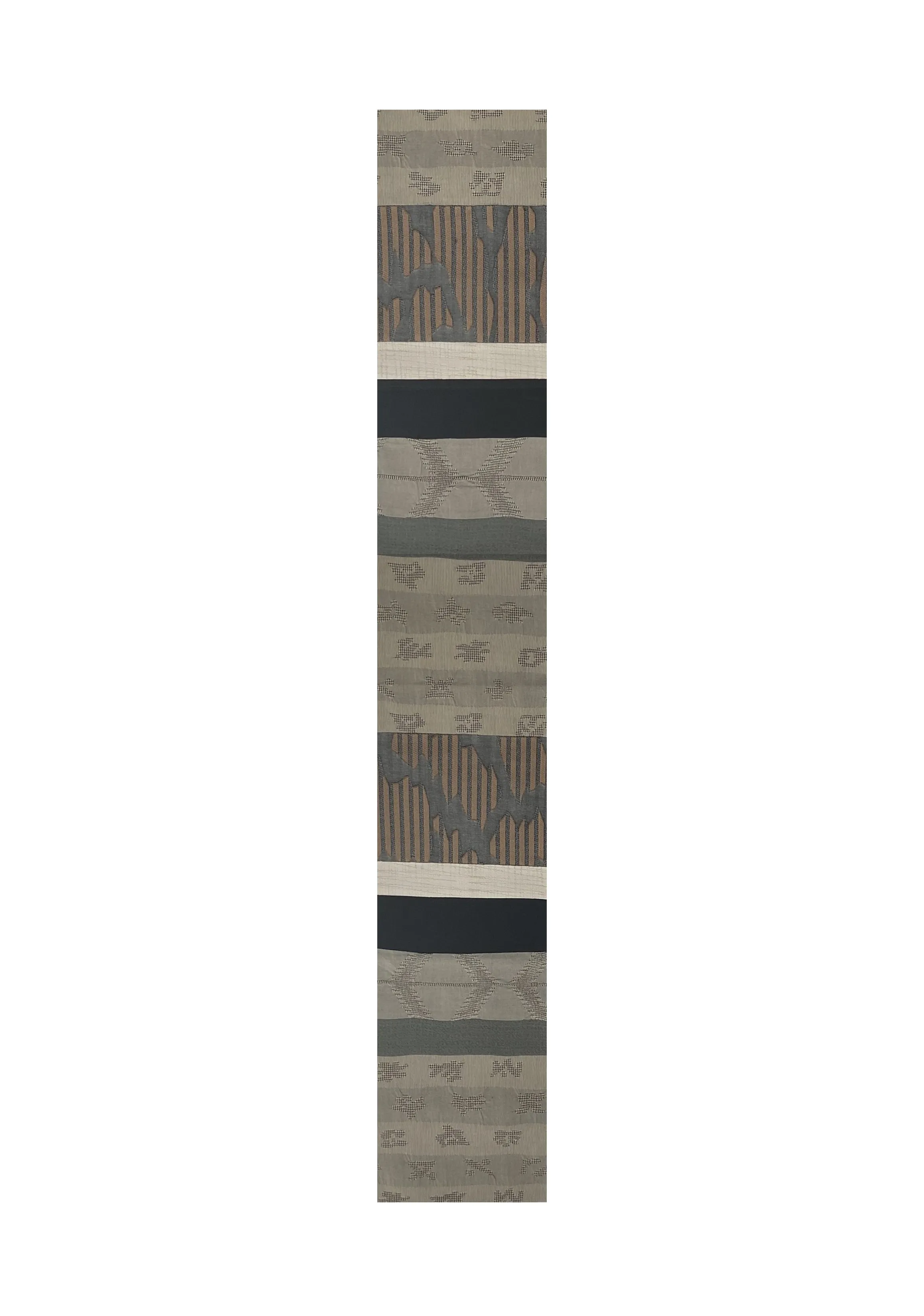 NUNO Runner/Scarf: "NUNO OriOri®" (Taupe)