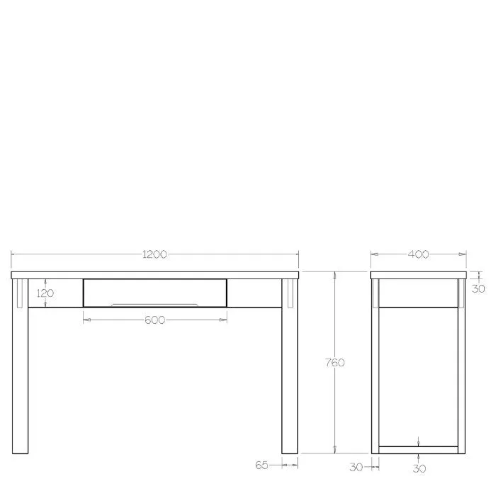 Ohope Hall Table with drawer