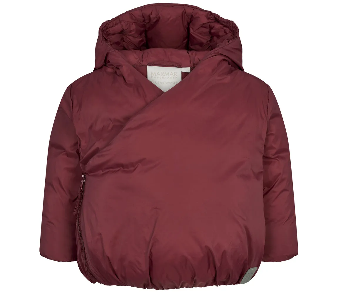 Omari Jacket, Puffer Jacket - Deep Ruby