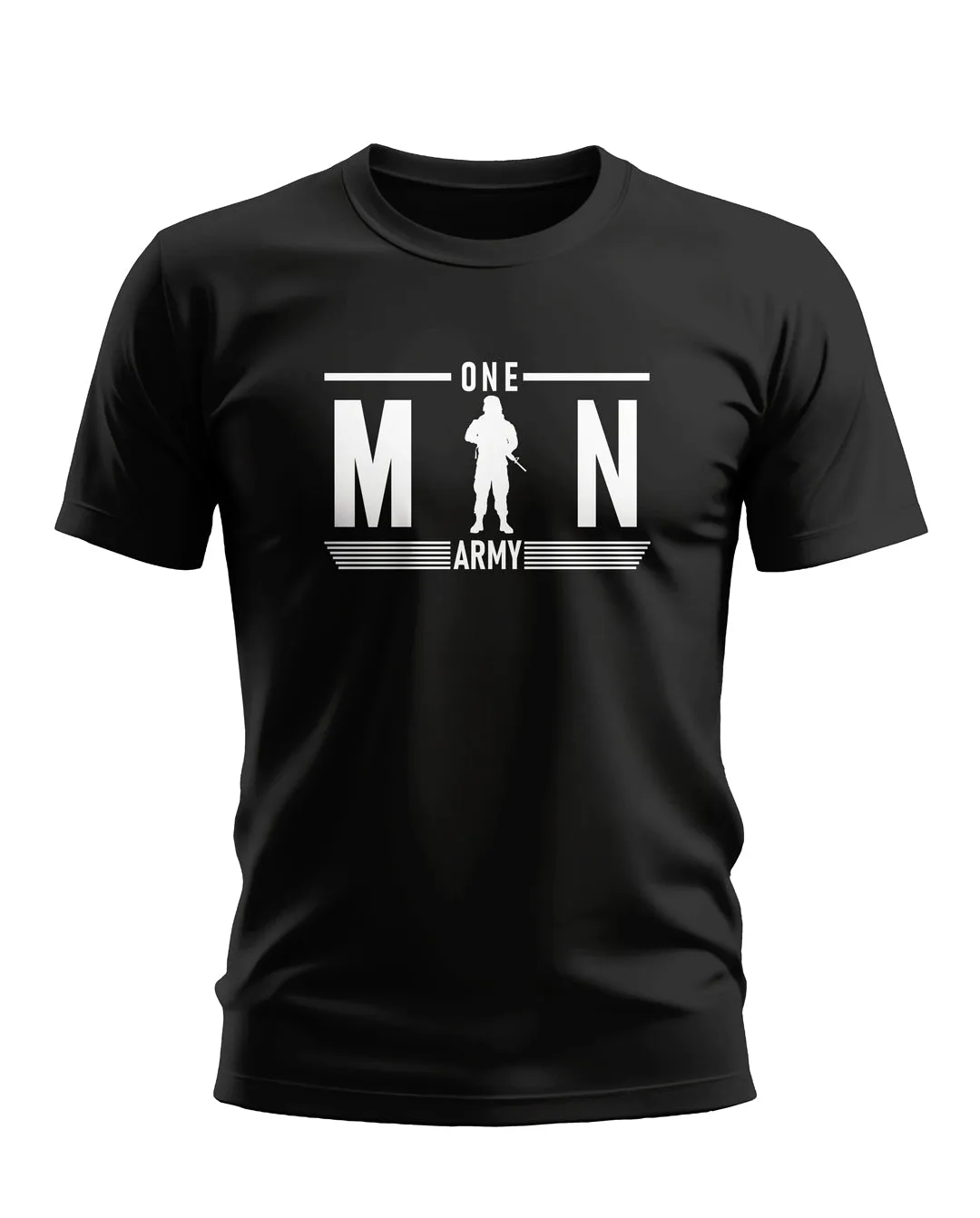 One Man Army Style Soft Cotton T-shirt