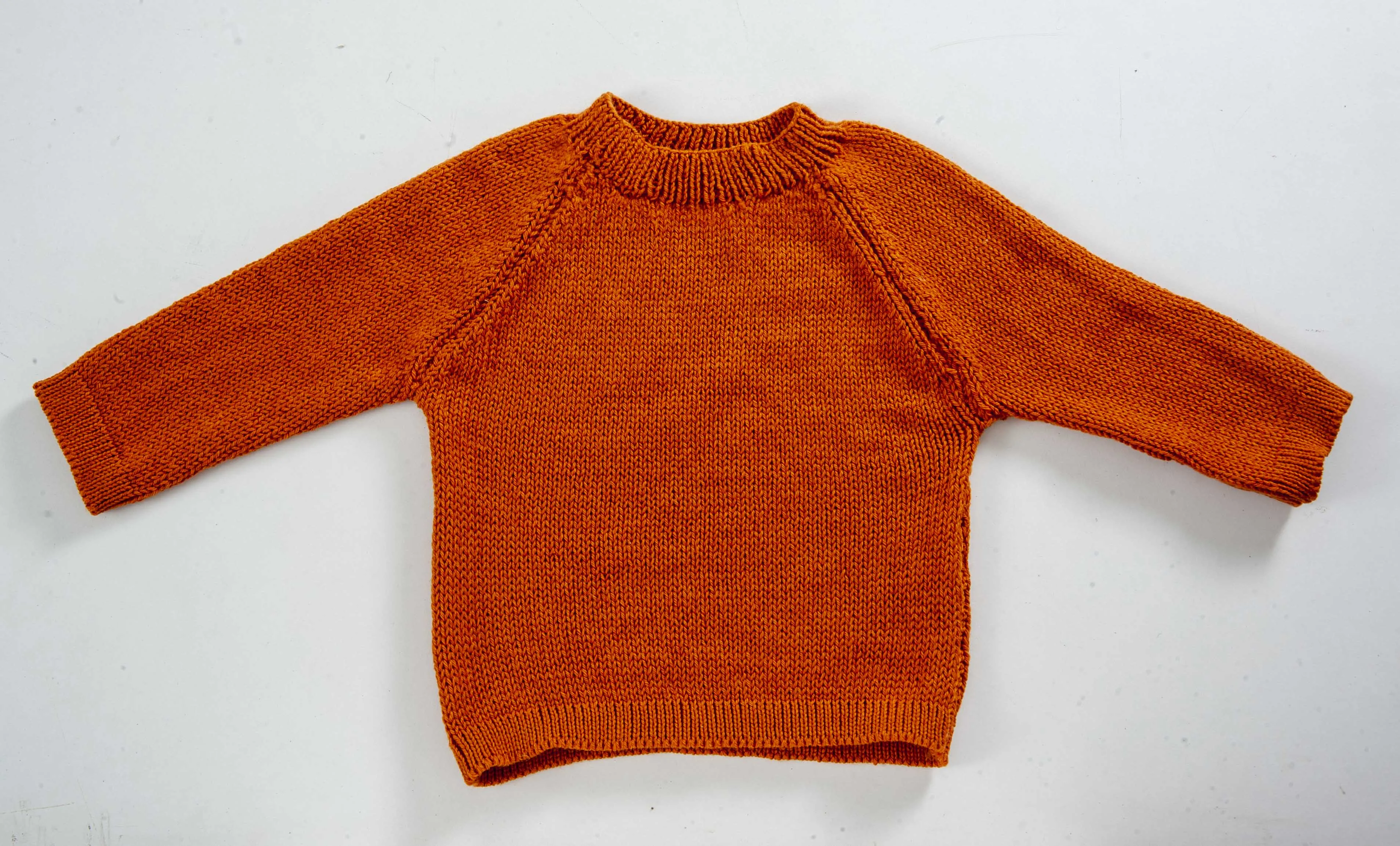 Organic Wool | Pullover |Tomato Cream | Size-5 years