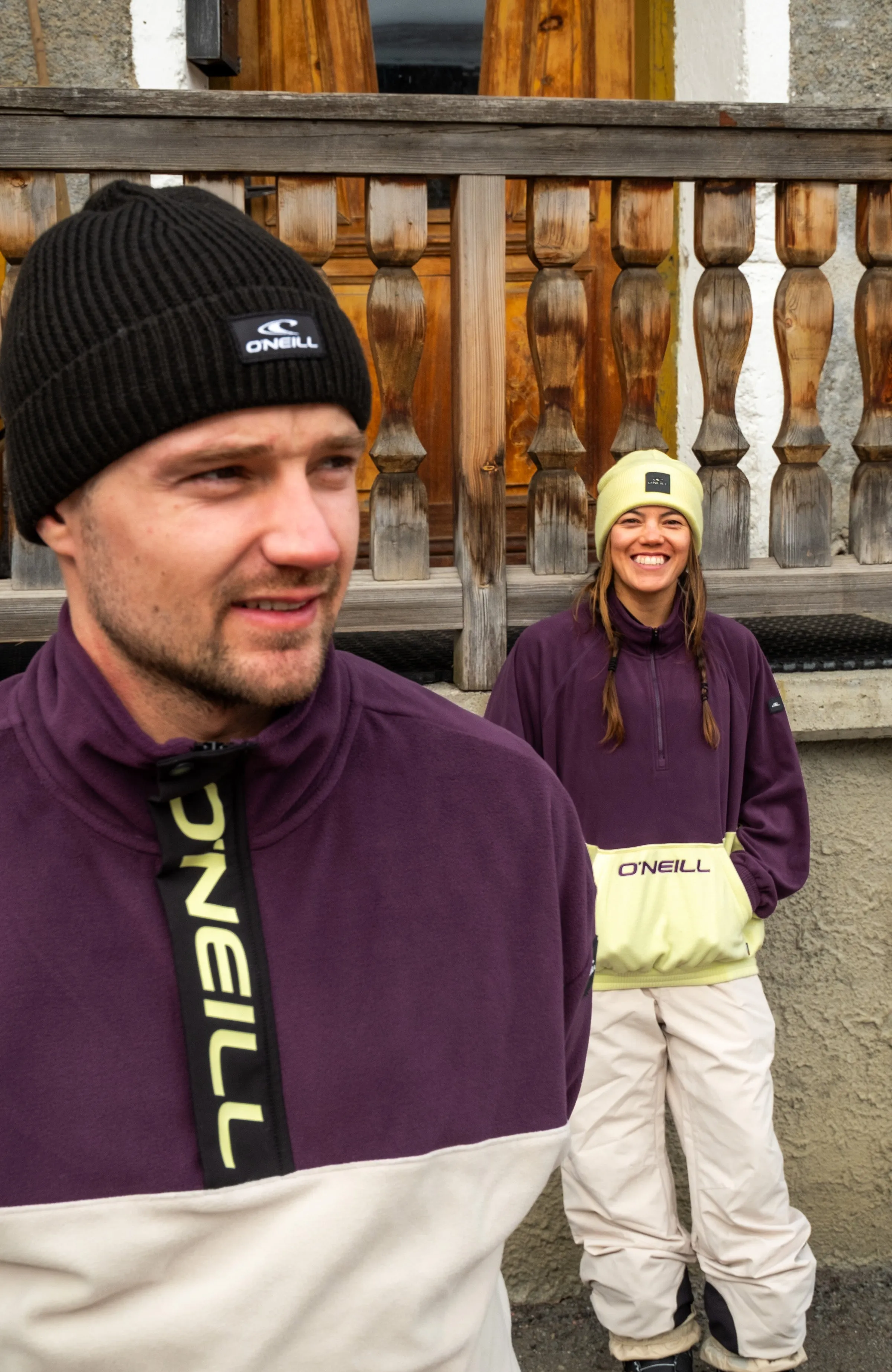 O'Riginals Polartec® 100 Fleece | Aubergine Colour Block