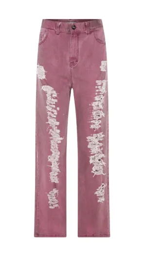 Owen Pink Denim Pants