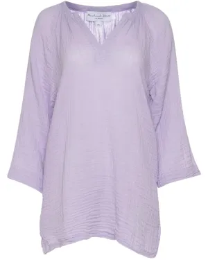 Pale Lilac V-Neck Micah Tunic