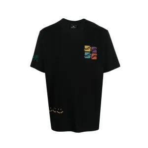 PAUL SMITH Tshirt SS Reg Fit Happy Box - Black