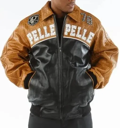 Pelle Pelle Last Man Standing Bomber Leather Jacket