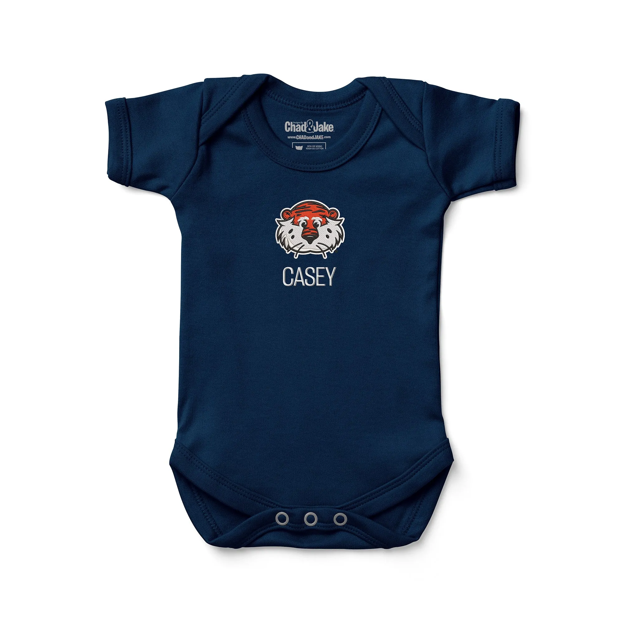 Personalized Auburn Tigers Aubie Bodysuit