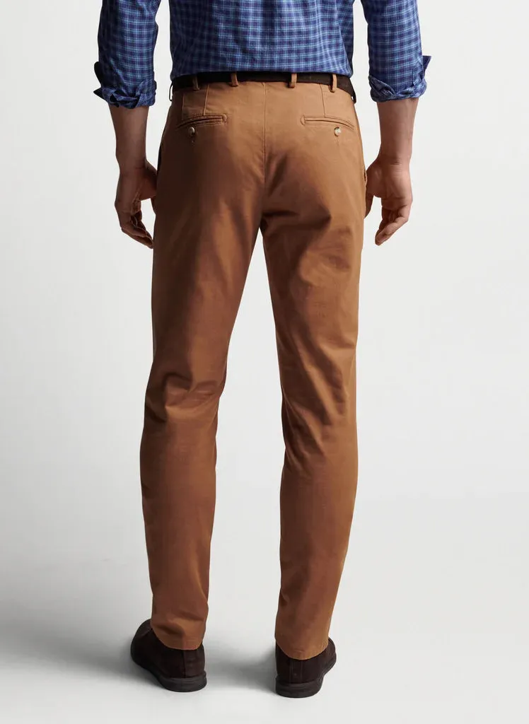 Peter Millar Soft Touch Twill Flat Front Trouser