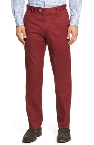 Peter Millar Soft Touch Twill Flat Front Trouser