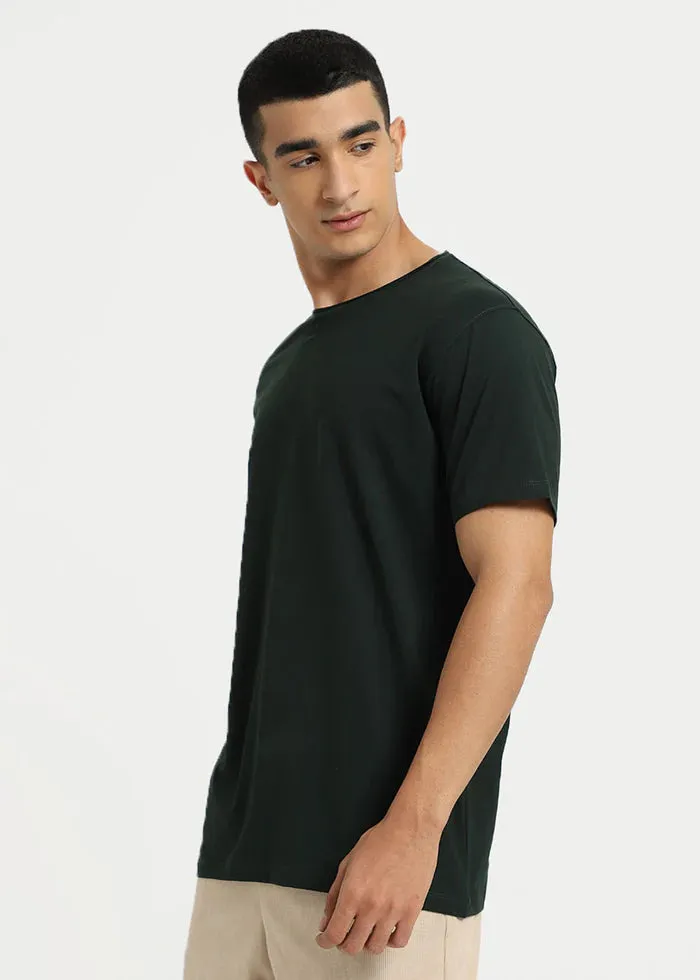 Pine Green Crew Neck T-shirt