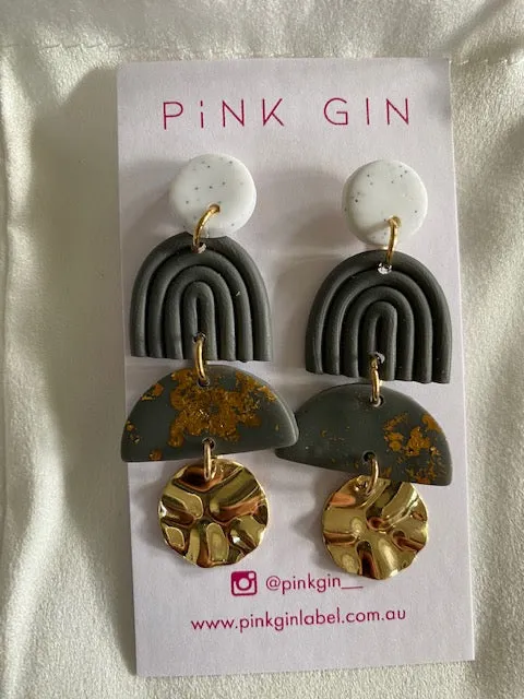 Pink Gin Golden Collection Earrings