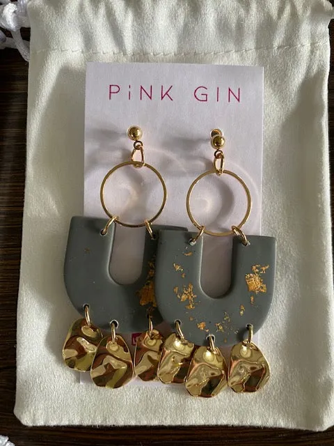 Pink Gin Golden Collection Earrings