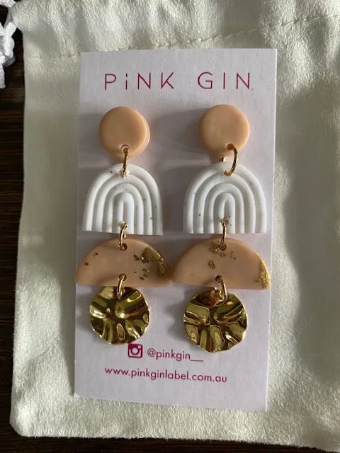 Pink Gin Golden Collection Earrings