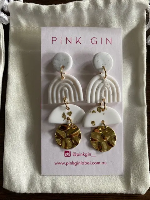 Pink Gin Golden Collection Earrings