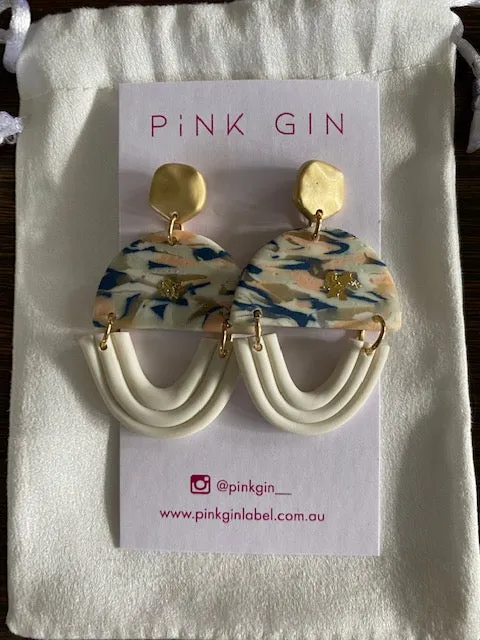 Pink Gin Golden Collection Earrings