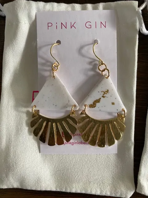 Pink Gin Golden Collection Earrings