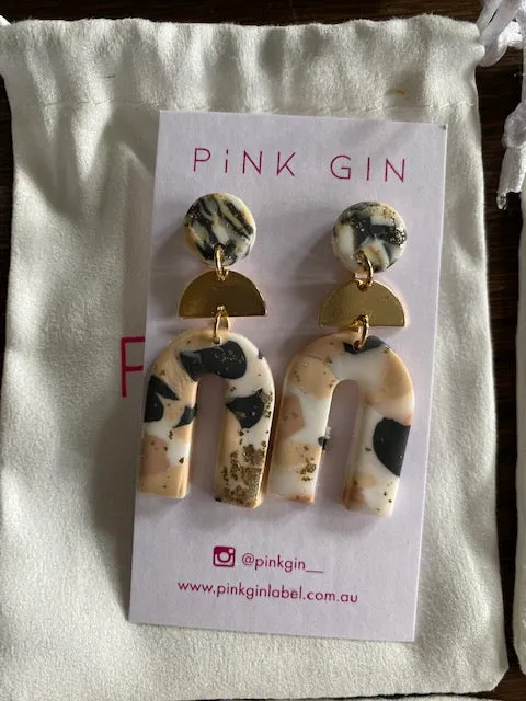 Pink Gin Golden Collection Earrings