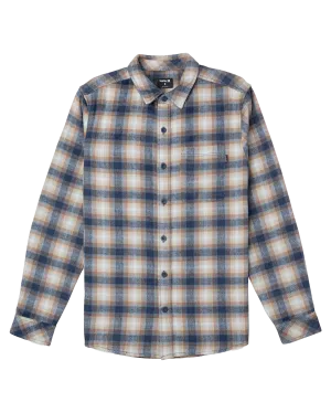 Portland Wool Flannel Shirt in Iron Ore