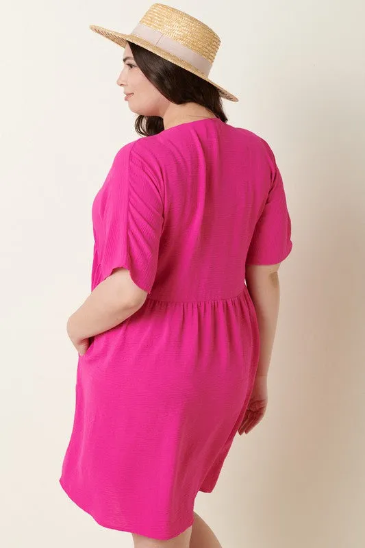 Pretty in Pink Dress (Reg & Plus)