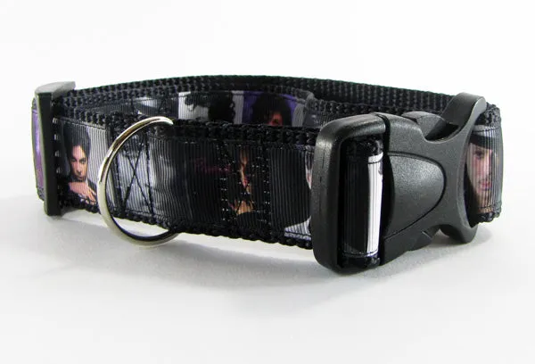 Prince Dog collar Handmade adjustable buckle collar 1" wide or leash Petcollarshandmade