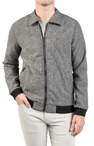 PX Zip Up Herringbone Shacket