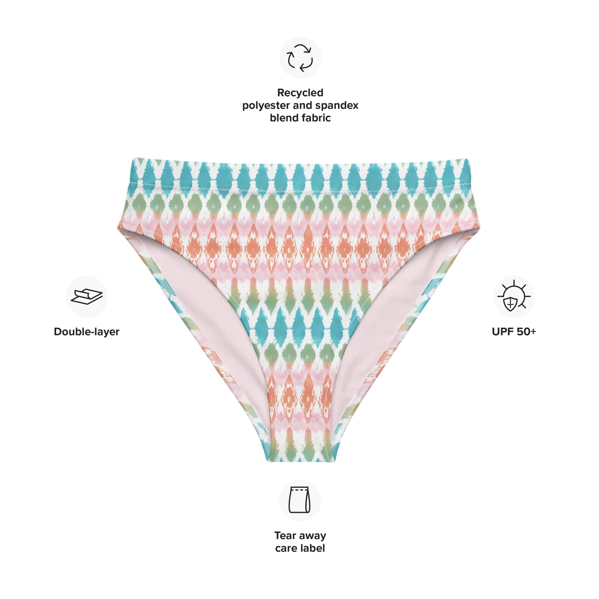 Recycled High-Waisted Bikini Bottom Tempress